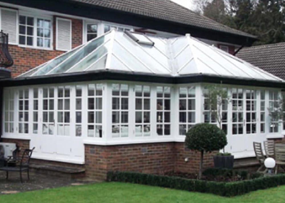 glass conservatory roof replacement before